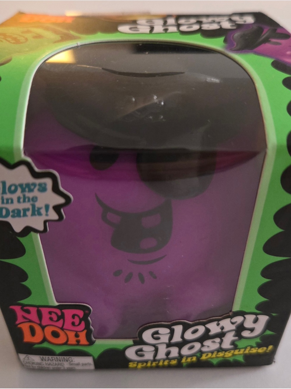 NeeDoh Glowy Ghost Glow in the Dark Squishy | NEW IN BOX
